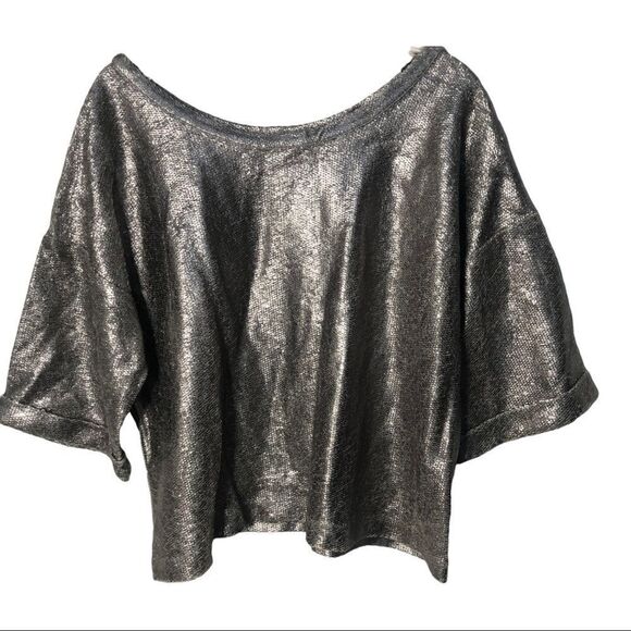 A. CHENG Metallic Top, Size M - Picture 1 of 5